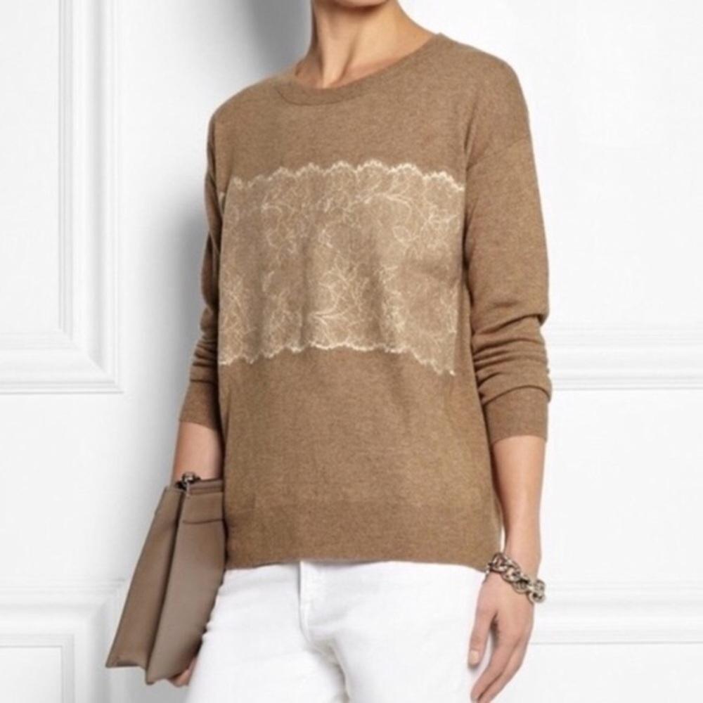 Tan J Crew sweater